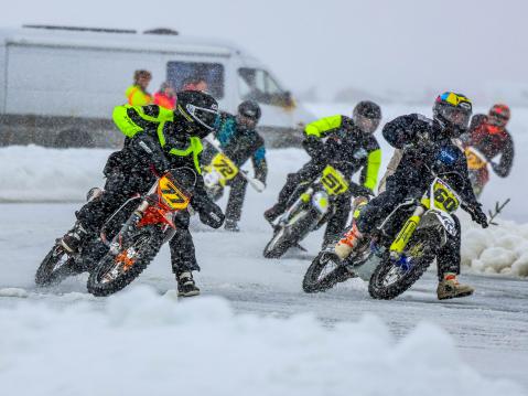 #77 Niko Lehtiranta, #72 Joona Huttunen, #51 Miklas Salminen ja #60 Erno Kivimäki Kuva: Kiia Salminen