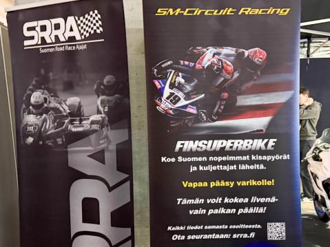 Ratamoottoripyöräkilpailut ovat parhaimmillaan paikan päällä seurattuna. 