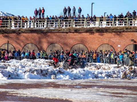 Haminan perinteiset mopokisat 2026.