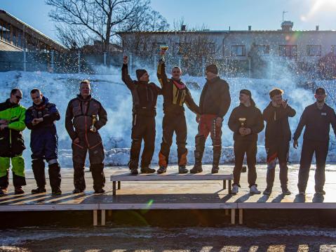 Haminan perinteiset mopokisat 2026.