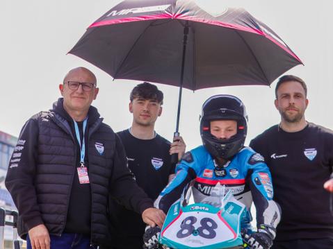 Aatos Pirttinen uuden, MIR Racing Aspar -tiimin suojissa. Kuva: Artpicsjona