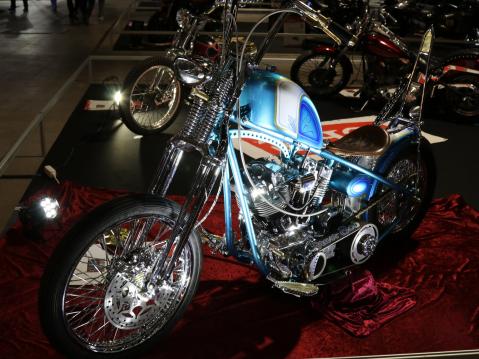 American Car Show: rakennettujen pyörien osastoa.