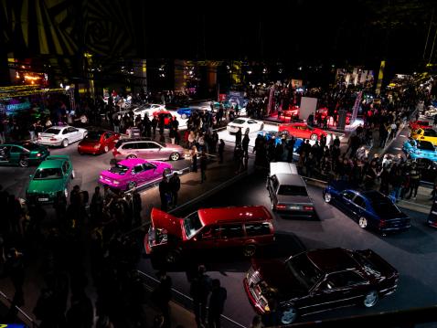 Täysin uusi Superautot-alue löytyi hallista yksi. Ansis Ventins/ACS