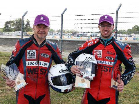 Pekka Päivärinta - Adam Christie -kaksikon yhteistyö sujuu mainiosti.