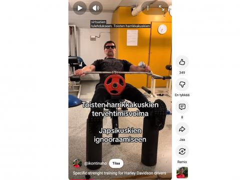 Täsmäohjeita Harley-kuskin perusvoimatarpeisiin.