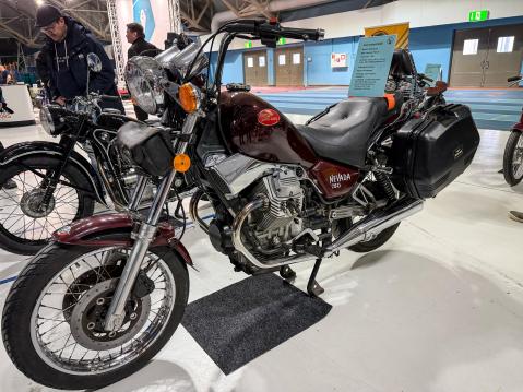 Taanilan harvinainen Moto Guzzi Nevada 750 on vuodelta 1991.