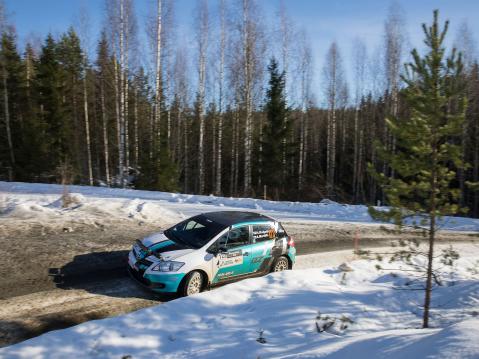 Hermanni Haljala Kangasniemi Rallissa 2026. Kuva: Niskanen Kuvat.