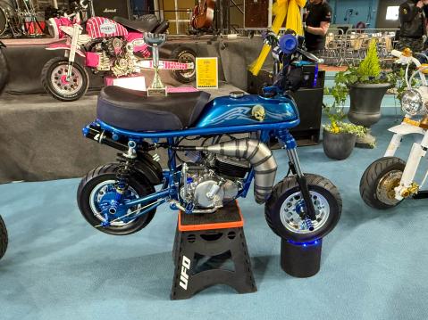 Kevarit alle 125cc -luokassa eniten, 71 ääntä sai Suzuki PV 80cc. Omistaja: Patrik Leskinen