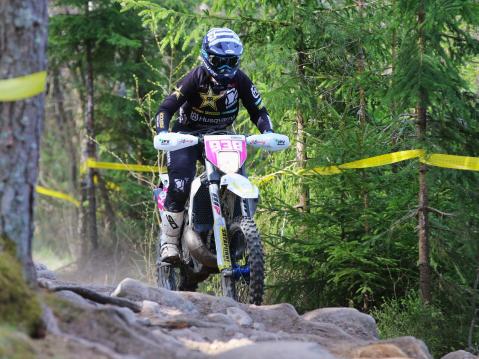 Antti Hänninen Raision endurokisassa. Kuva Marko Vihriä.