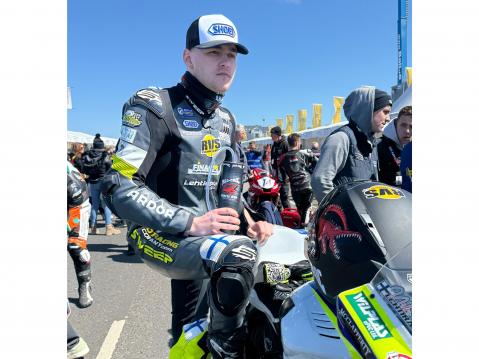 Niko Lehtiranta North West 200 -kisassa. Kuva NW200 / Madli Hanson.