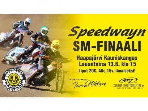 Speedwayn SM-finaalin juliste.