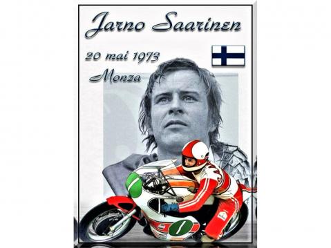 Jarno Saarinen (11. joulukuuta 1945 Turku, 20. toukokuuta 1973 Monza, Italia) oli lajinsa ensimmänen - ja toistaiseksi ainoa - suomalainen soololuokkien maailmanmestari, vuodelta 1972.
