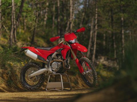 Vuoden 2027 Ducati Desmo 450 EDS enduromalli.