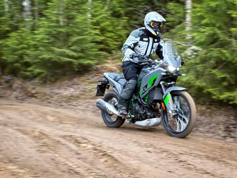 Kawasaki KLE500 SE 2026. Kuva Juha Harmanen.