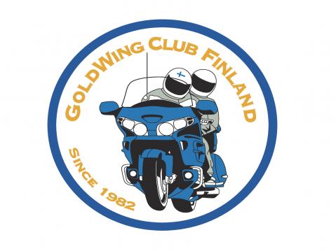 Gold Wing Club of Finlandin logo.