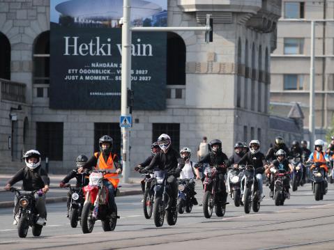 Mopoilevien Nuorten mielenilmaisu, Helsinki 15.8.2026. Kuva Harjukuvat / Juha Harju.