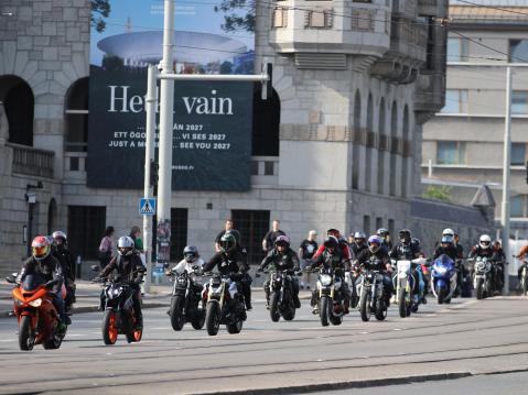 Mopoilevien Nuorten mielenilmaisu, Helsinki 15.8.2026. Kuva Harjukuvat / Juha Harju.
