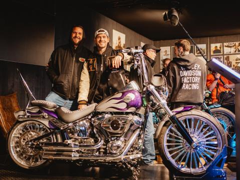 Harleyn Creators Custom Clash -kustomointikilpailun satoa.