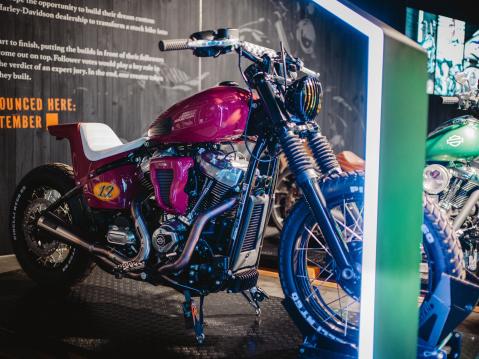 Harleyn Creators Custom Clash -kustomointikilpailun satoa.