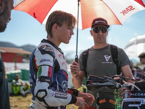 Valter Piccardi: keskittyminen starttiin..