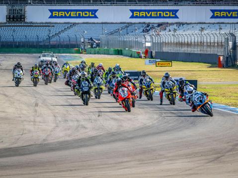 Niko Lehtiranta, numero 77. Kuva Euromoto.