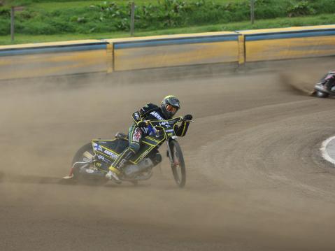Janin nykyhetken kisapyörä on GM 500. Kuva Timo Eronen.
