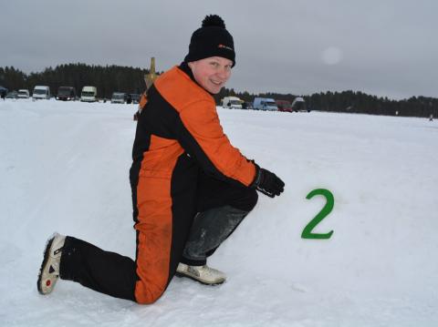 Erkki Silvasti sijoittui JR Lites A -luokan toisessa lähdössä toiseksi. Kuva: Nita Korhonen.