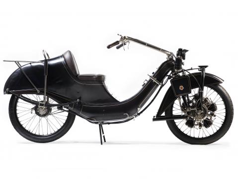 Noin vuosimallin 1929 Megola 640cc Touring Model.