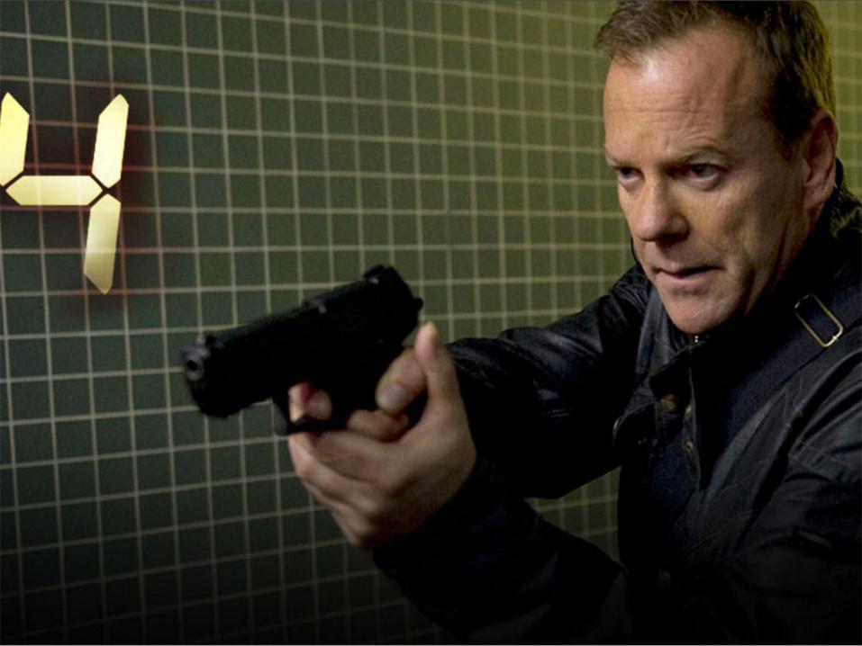 Kiefer Sutherland Jack Bauerina tv-sarjassa 24.