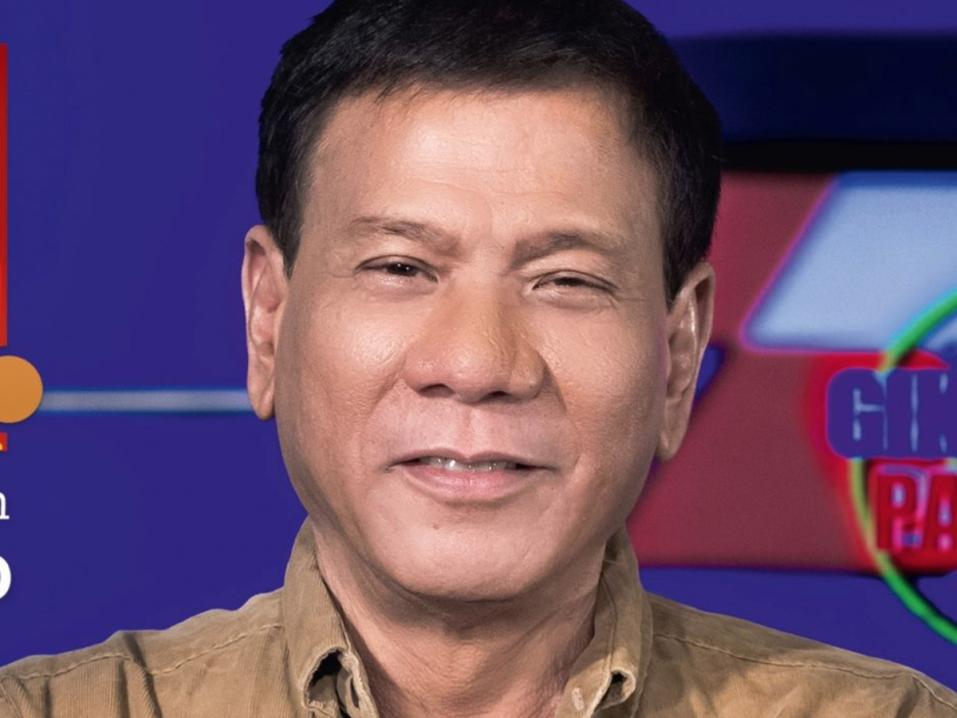 Rodrigo Duterte. Kuvassa hän toimi vielä pormestarina.