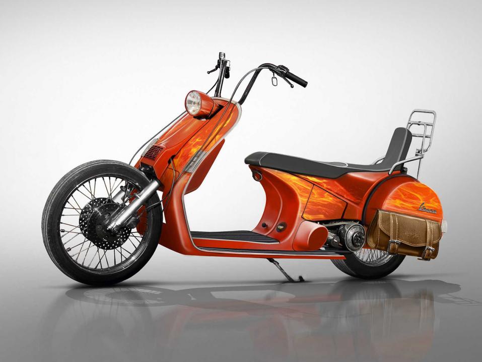 Vespa Chopper.