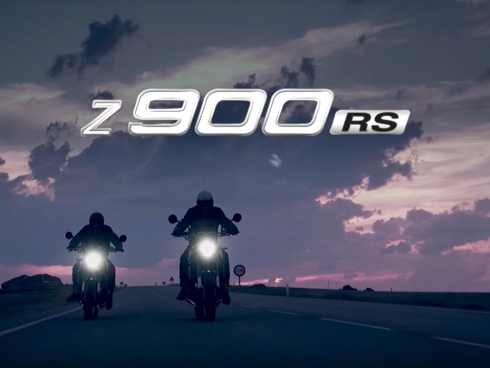 Kawasaki Z900RS -tiiserivideo.