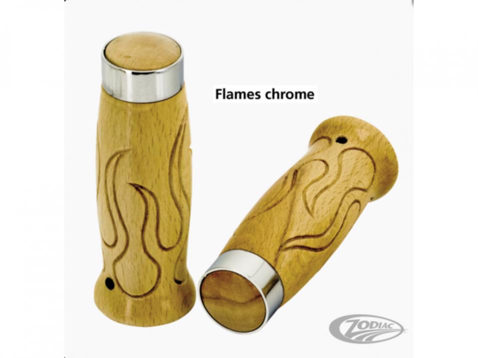 Flames Chrome -puukahva.