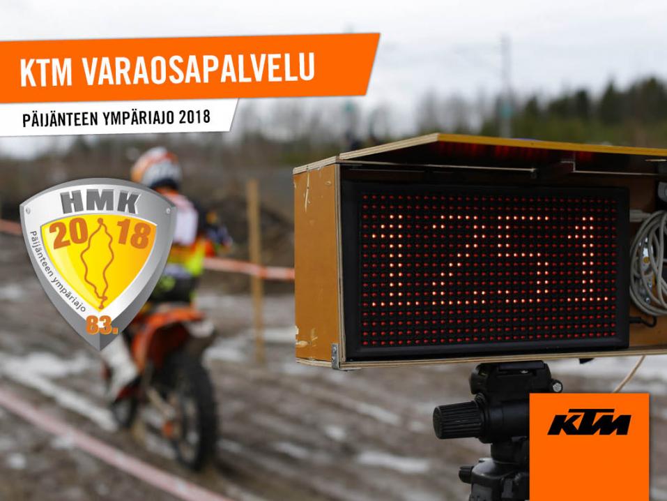 KTM Päitsillä 2018.