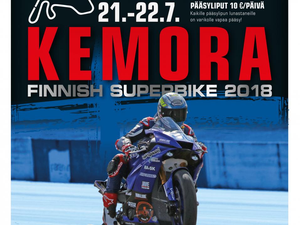 Kemoran Finnish Superbike -kisa piti järjestettämän 21. - 22.7., mutta se valitettavasti jouduttiin perumaan.