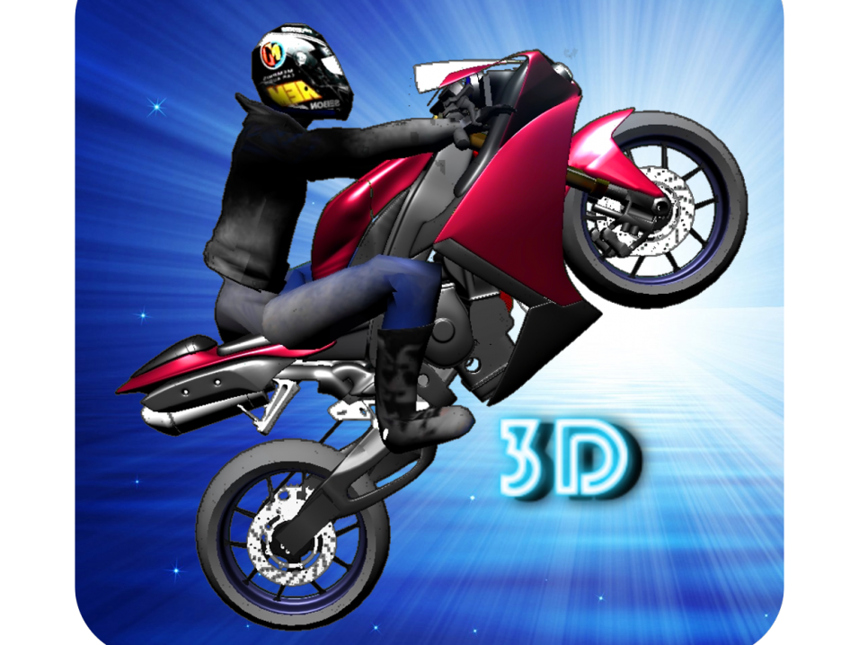 Uudessa Wheelie Rider 3D:ssä on aiempaa parempi grafiikka ja muunneltavuus.