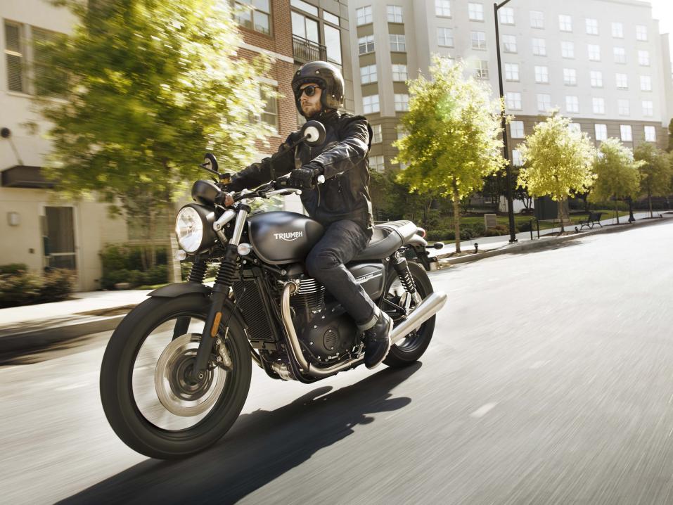 Vuosimallin 2019 Triumph Street Twin.