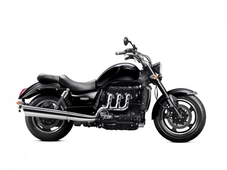 Vuosimallin 2016 Triumph Rocket. 