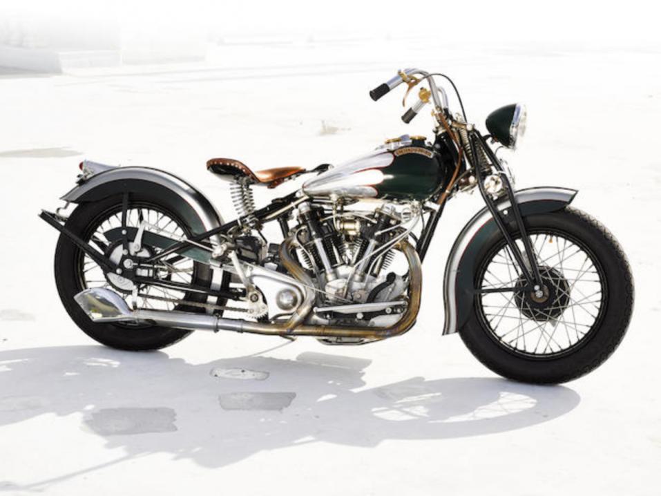 1940 Crocker Big Tank V-Twin.