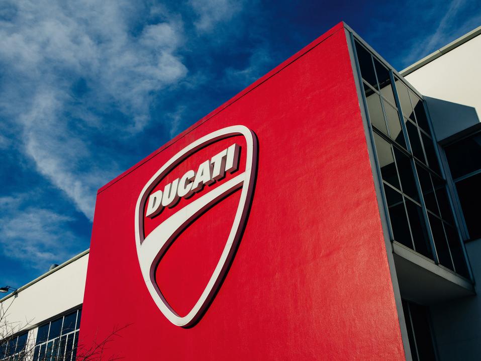 Ducati Motor Holdingin päämaja. Kuva Pietro Bianchi.