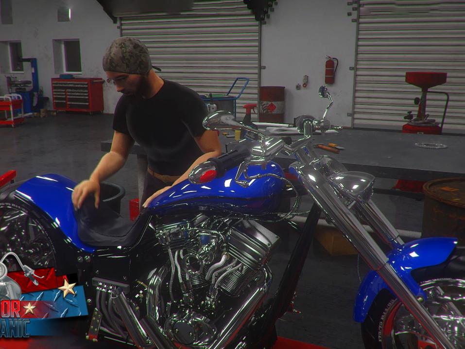 Motorcycle Mechanic Simulator 2021 -peli.