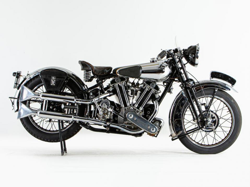 1936 Brough Superior SS100.