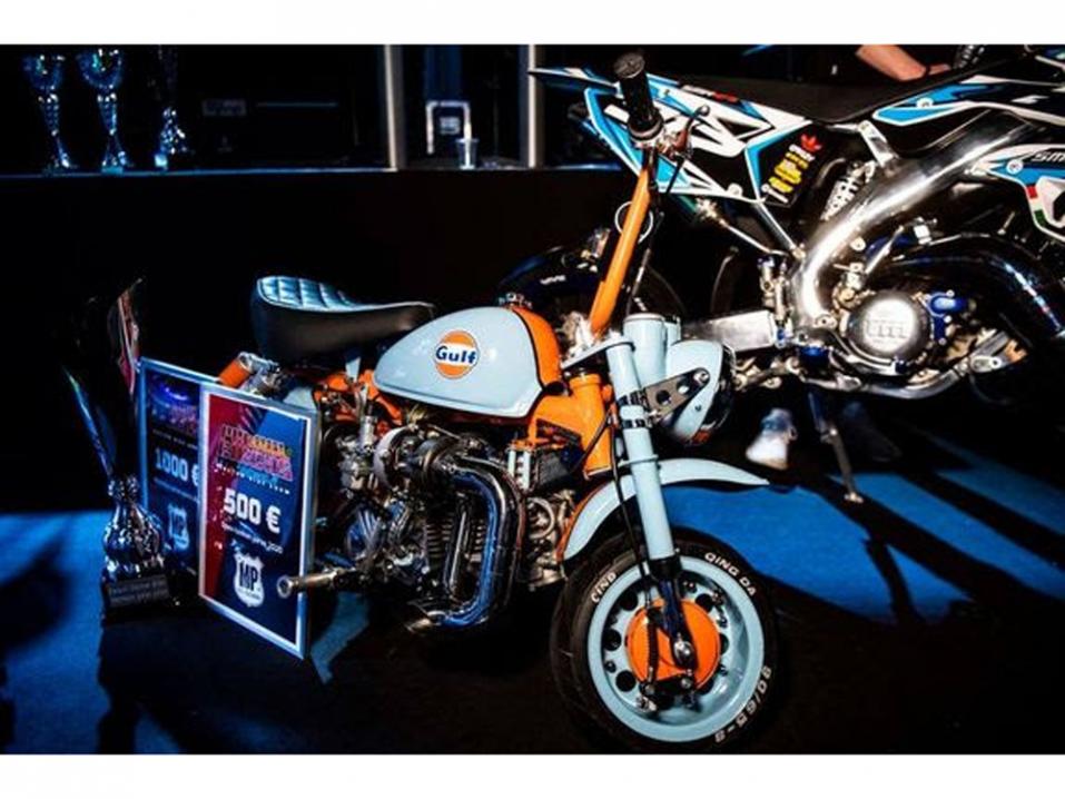 Petrol Circus Custom Bike Show'n 2020 Näyttelyn Paras pyörä oli Ville Lensun Turbo Monkey.