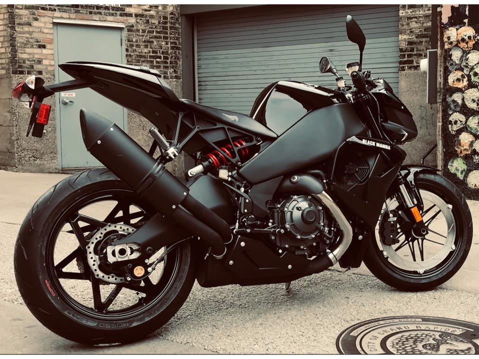 Buell 1190SX Carbon Fiber 'Black Mamba'.