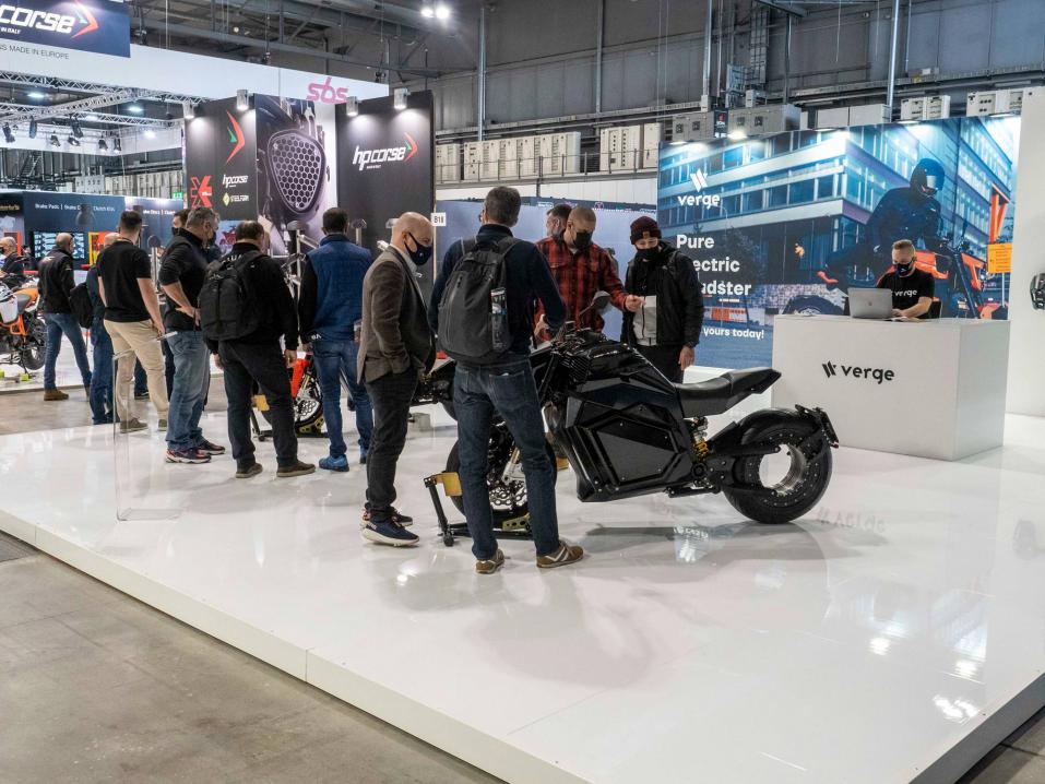 Kotimainen Verge Milanon EICMA-messuilla.