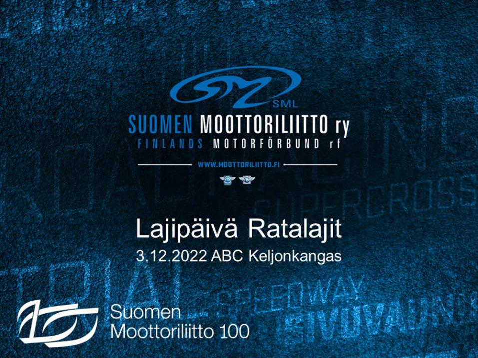 Ratalajien lajipäivä järjestettiin 3.12. Jyväskylässä.