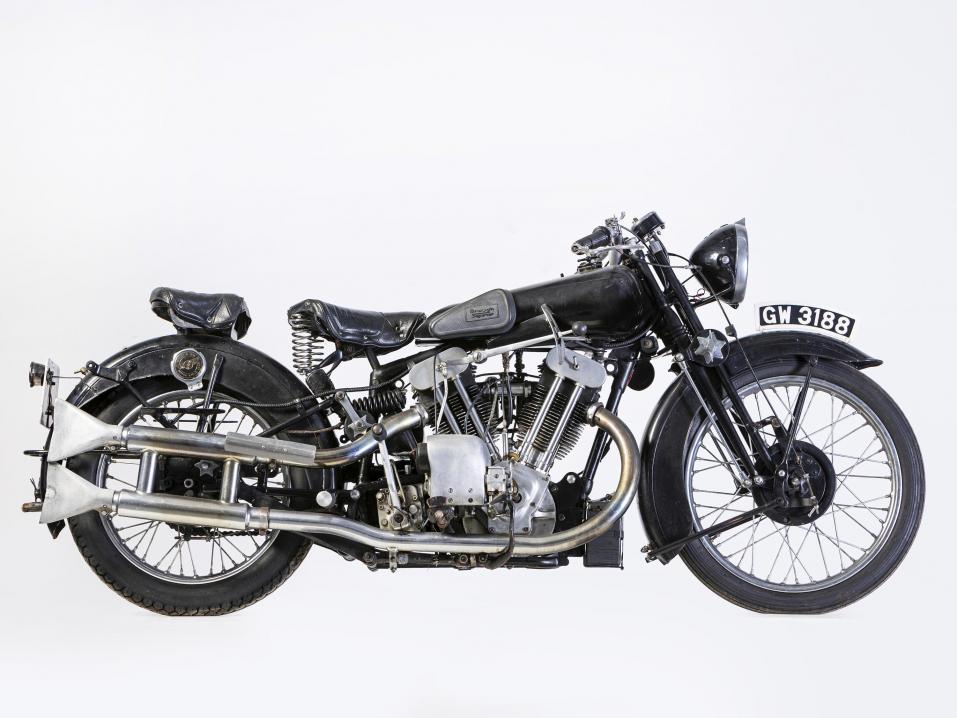 1931 Olympia Motor Cycle Show Model, 1931 Brough Superior 1000cc SS100.