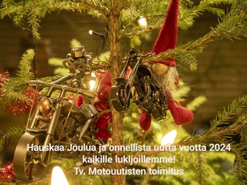 Hauskaa Joulua kaikille motoristeille ja moottoripyörämielisille! 