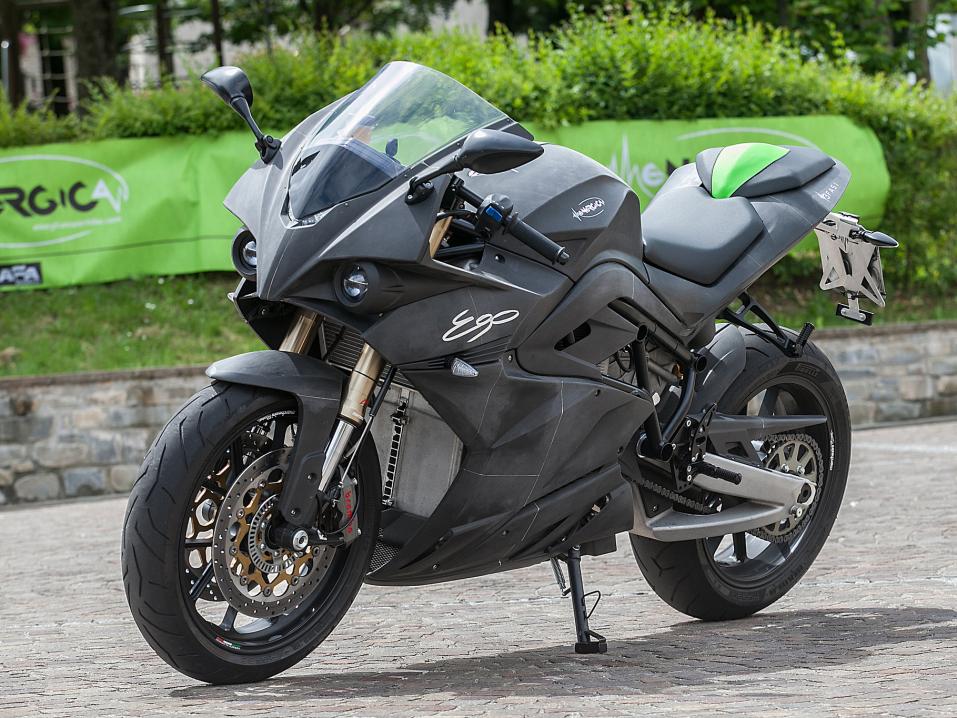 Energica Eco -sähkömoottoripyörä.