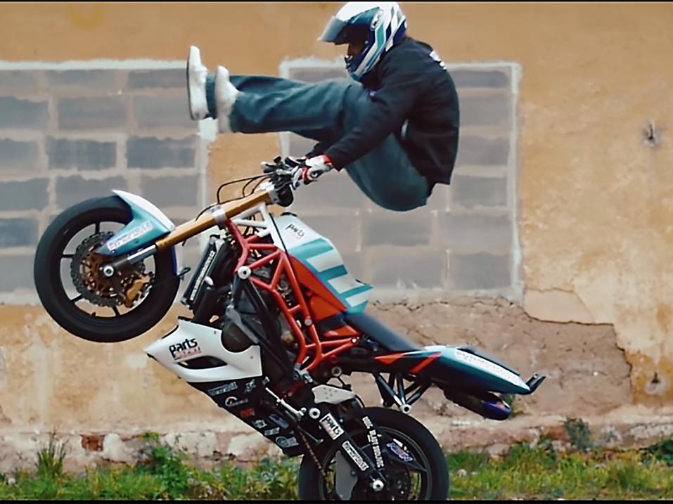 Street Bike Stunter Martin Krátký.